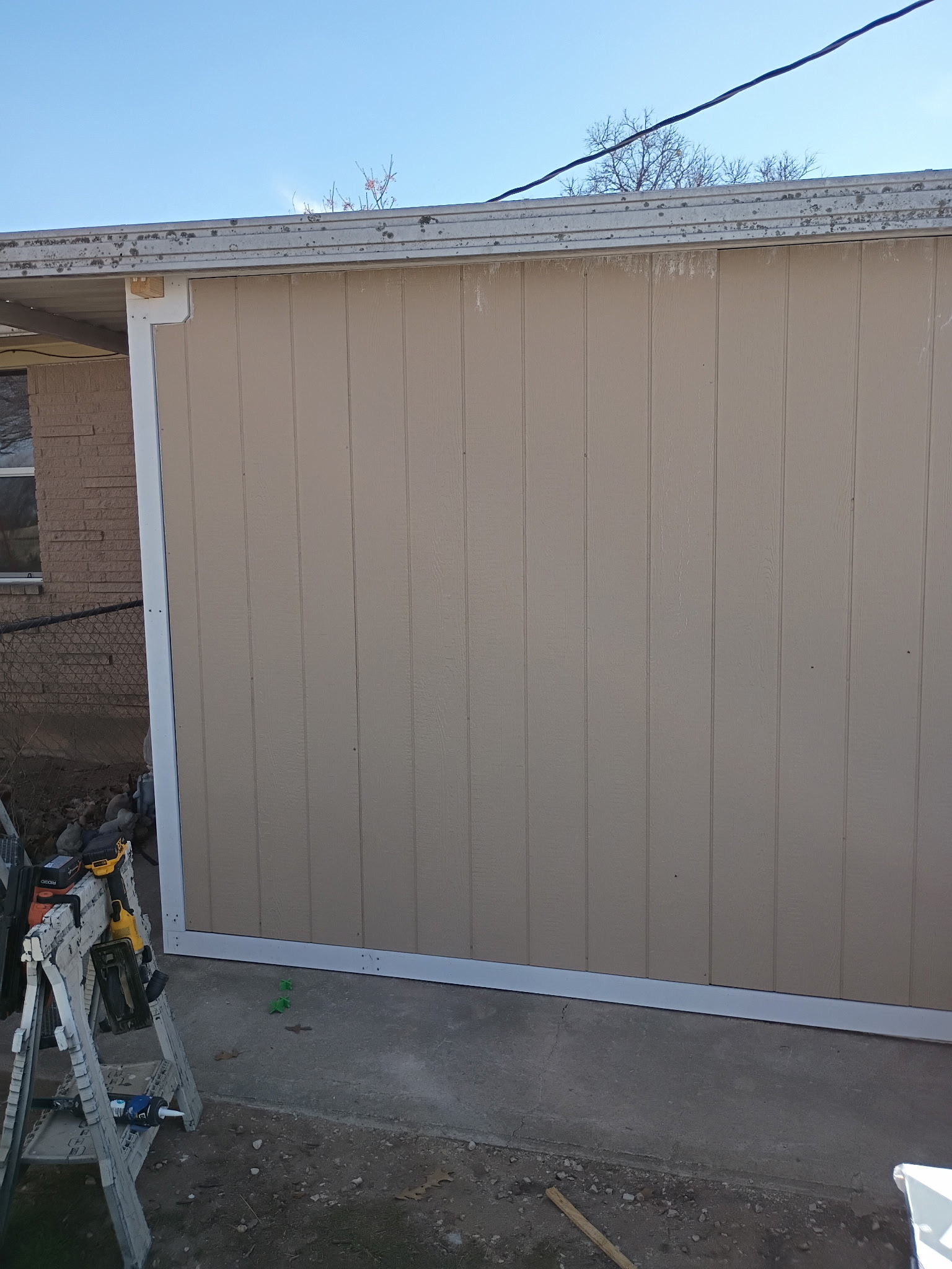 Exterior panel work