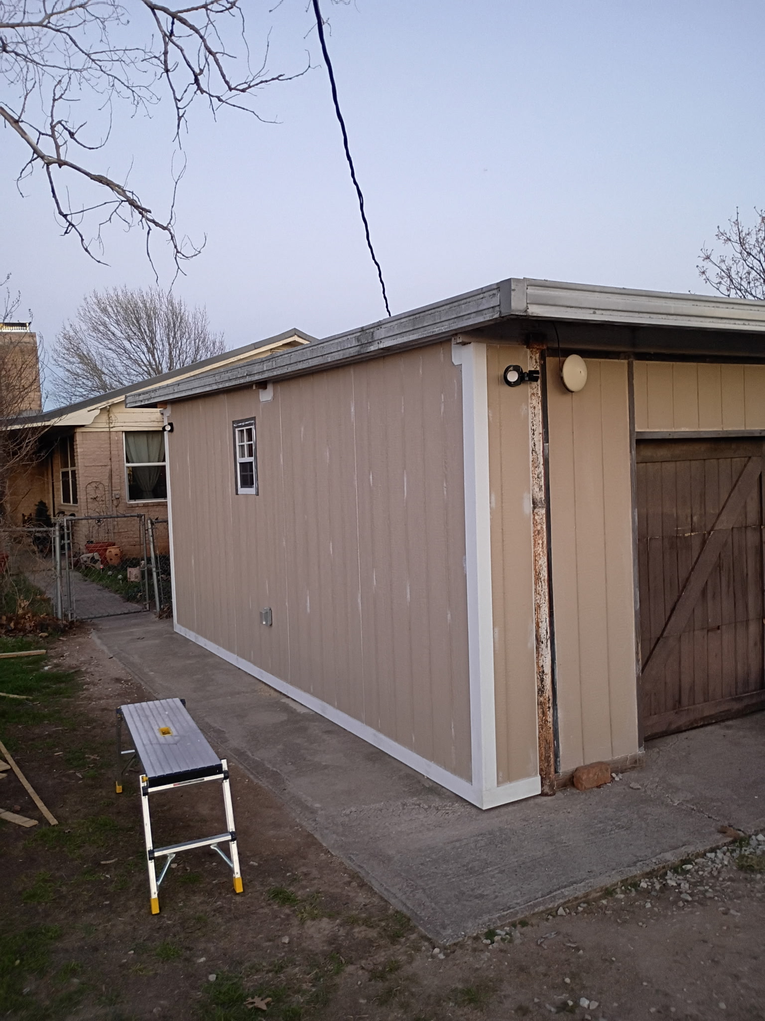 Exterior building work