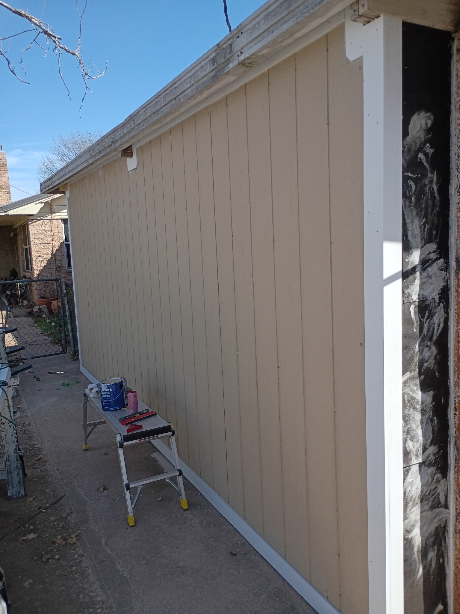 Siding job
