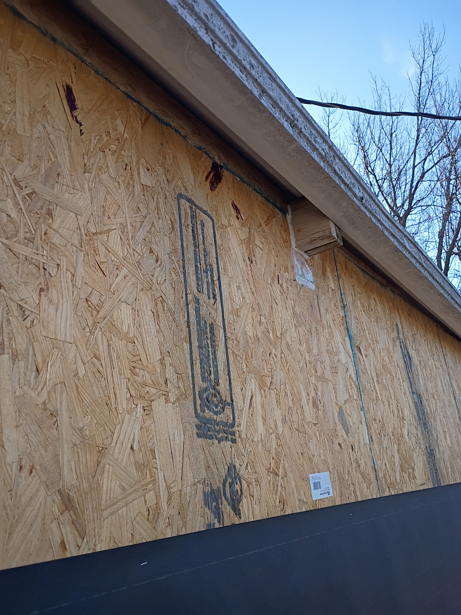 Sheathing installation
